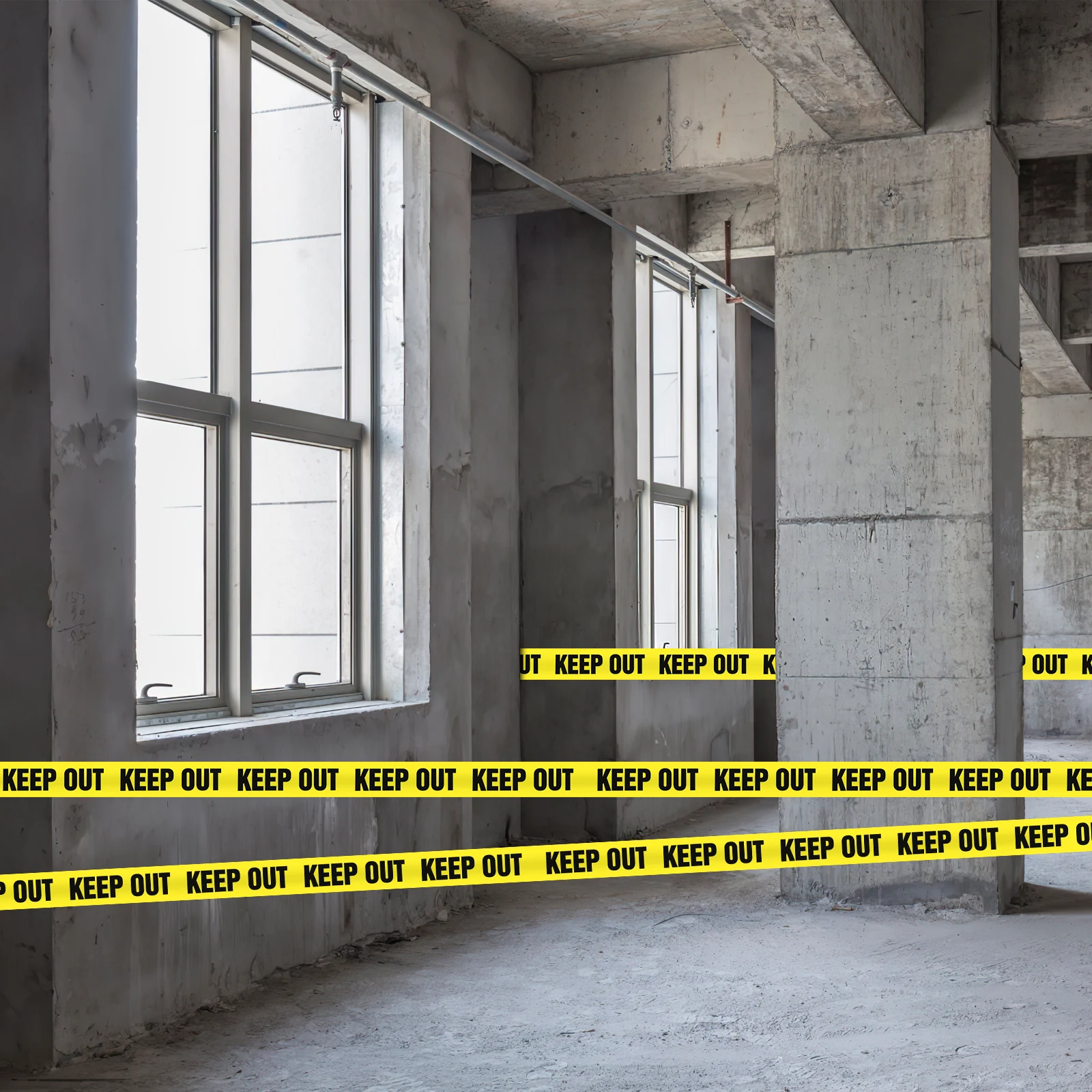 

1 Roll Yellow Safety Warning Tape Heavy Duty Self Adhesive Barrier Stripes For Construction Roads Walls Floors Traffic Safety