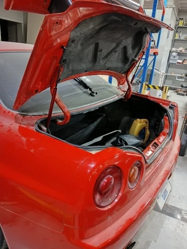 

Подъемные опоры задней двери для Nissan Skyline GT-R BNR34 ER34 Coupe с спойлером 1999-2002 84430-AA400, газовые стойки багажника, пружины