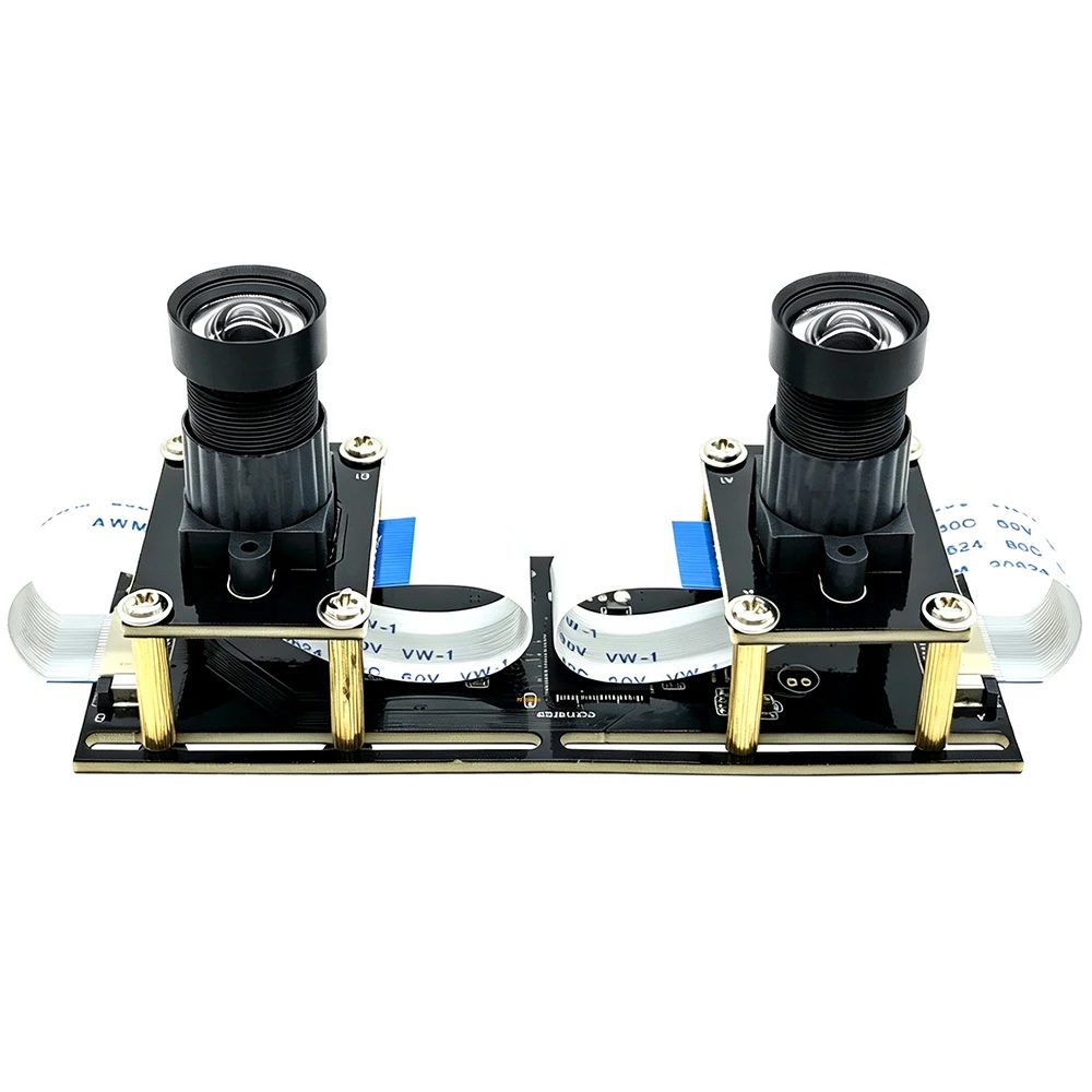 HD 3040*1080 Stereo CCTV Webcam Dual Lens USB Camera Module 30FPS Synchronization for 3D Video VR Virtual Reality Non Distortion