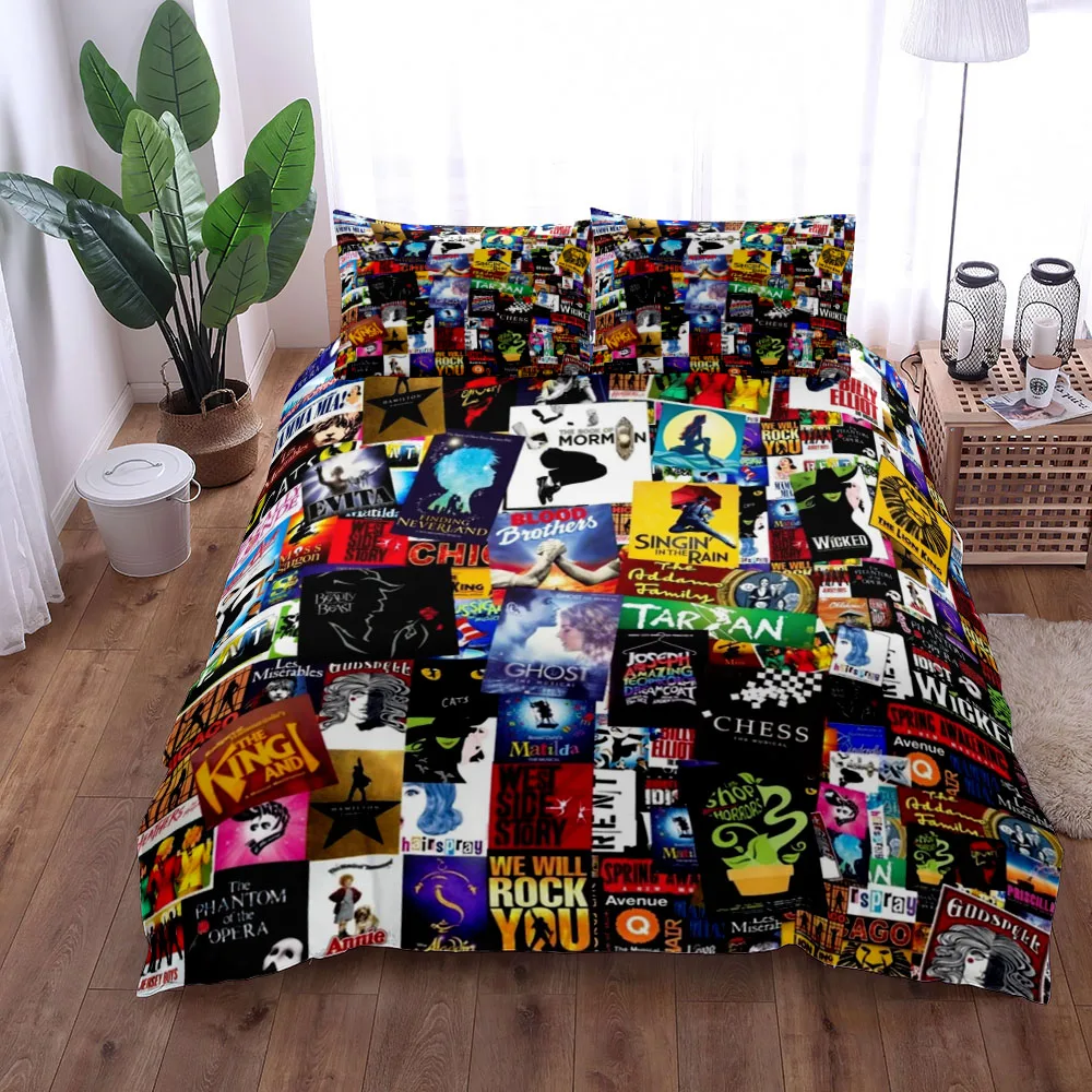 Retro 80s Punk Memory Duvet Cover Set King Queen Double Full Twin Single Size Bed Linen Set