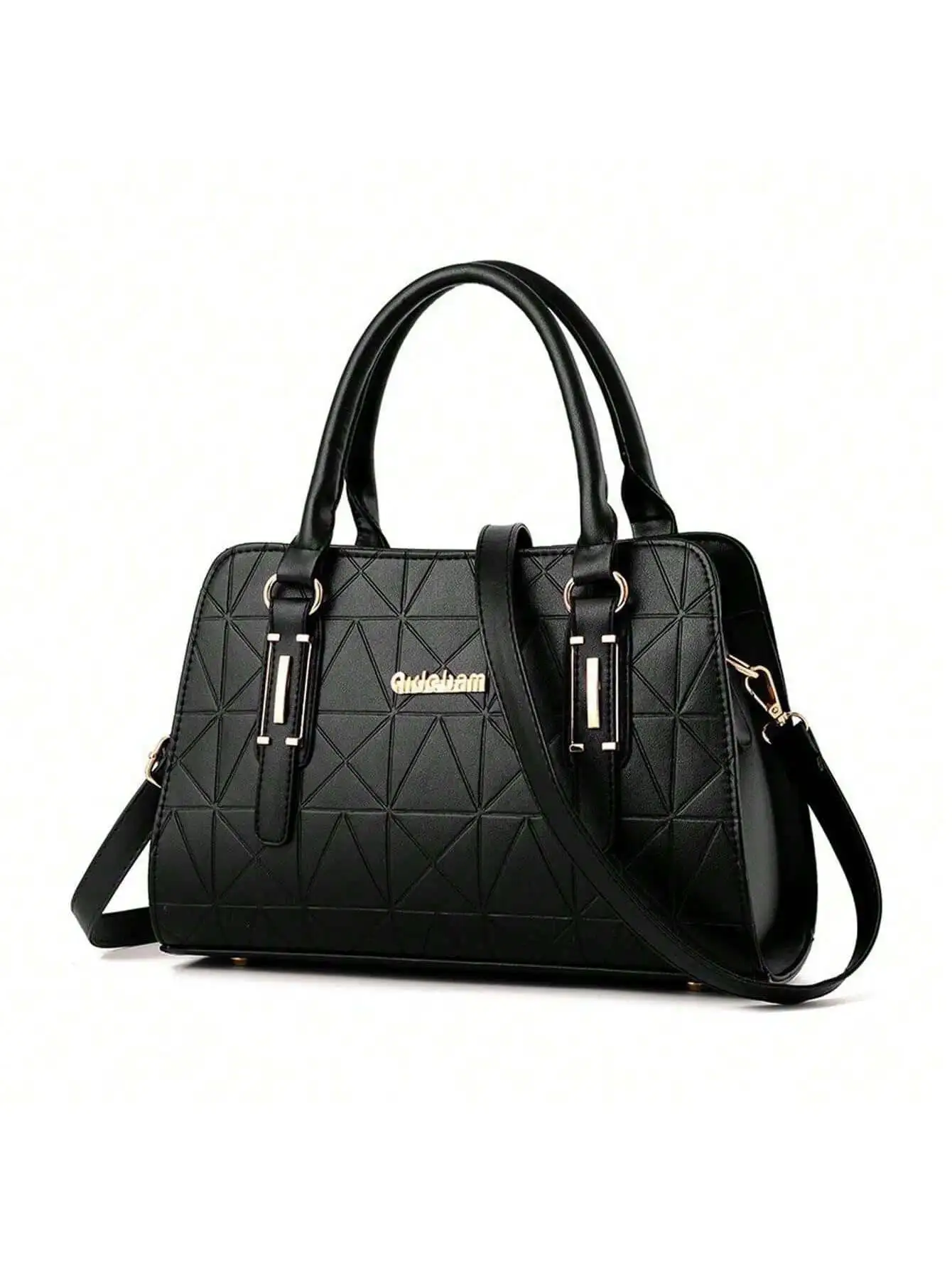 

Ladies' fashionable diamond grid handbag, large capacity, simple and casual tote bag