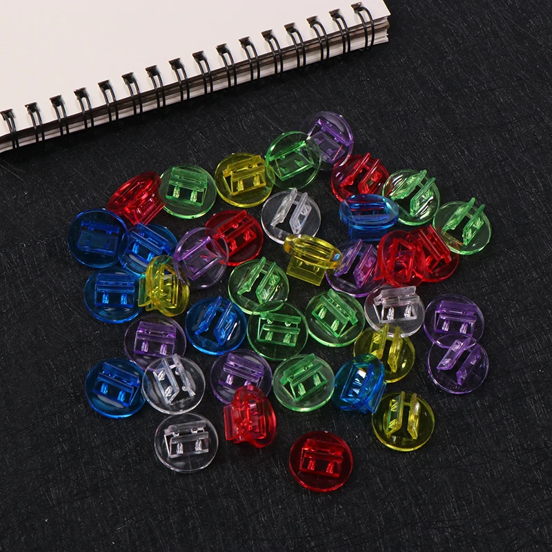 Card Holder Card Clips Transparent Binder Card Holder Various Colours Available Fitting 2MM Cardboard For Board Game Accessories