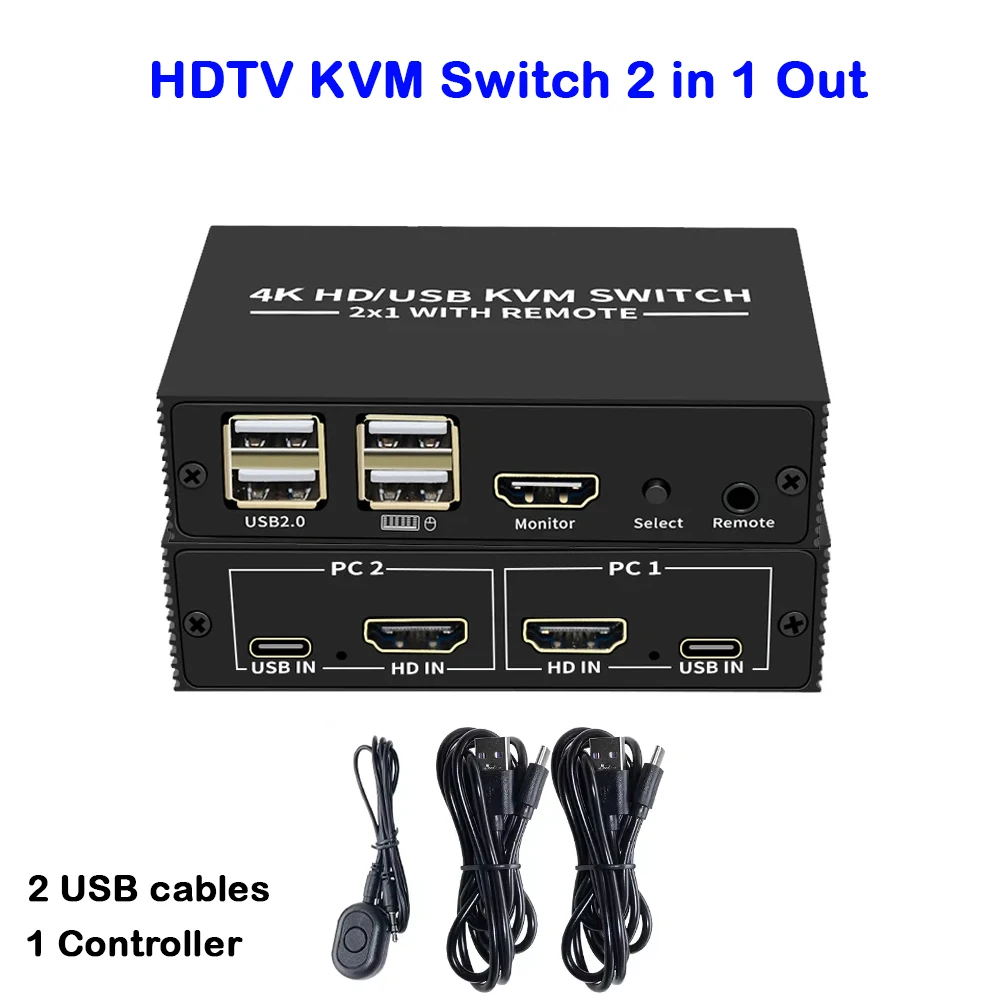 2 Port Hdtv Kvm Swi… - image