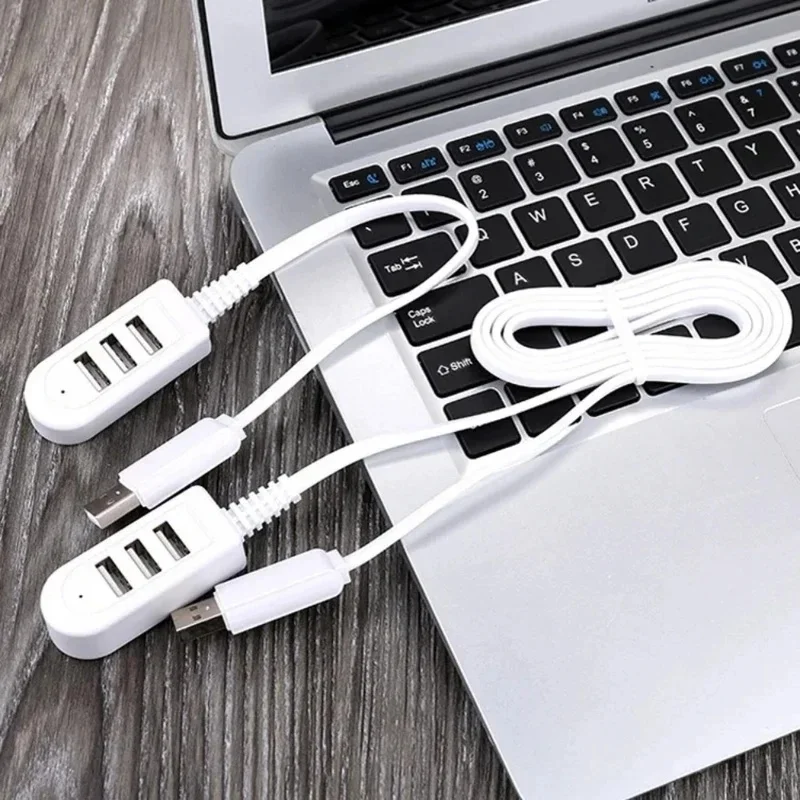 1-5Pcs 3 Port Multi HUB Splitter Mini USB Hub High Speed Rotate Splitter Adapter For Laptop Notebook PC Computer Accessories