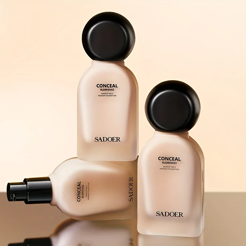 50ml ルミナスコンシーラーと長持ちするファンデーション、軽量で繊細、肌にくっつかず、簡単に輝くようなヌードメイクを実現、様々な肌タイプに適しています。