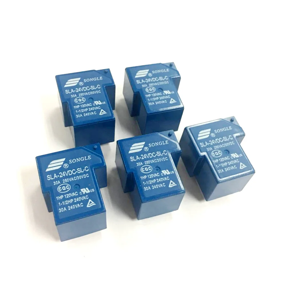 24V DC SPDT 6 Pin Power Relay Module SLA 24VDC SL C Mini PCB Relay for Industrial Control