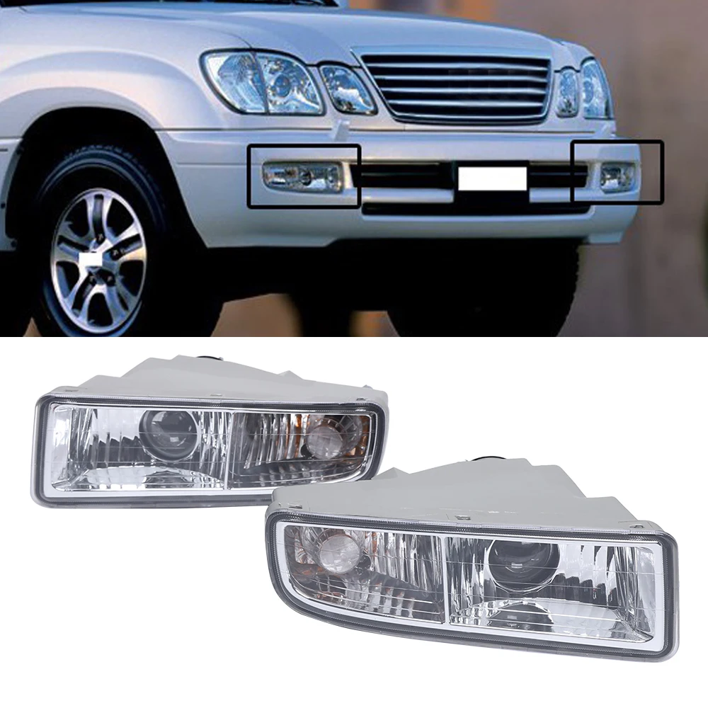 

2X Fog Light For Lexus LX470 1998-2007 Front Bumper Cover Lamp left+right