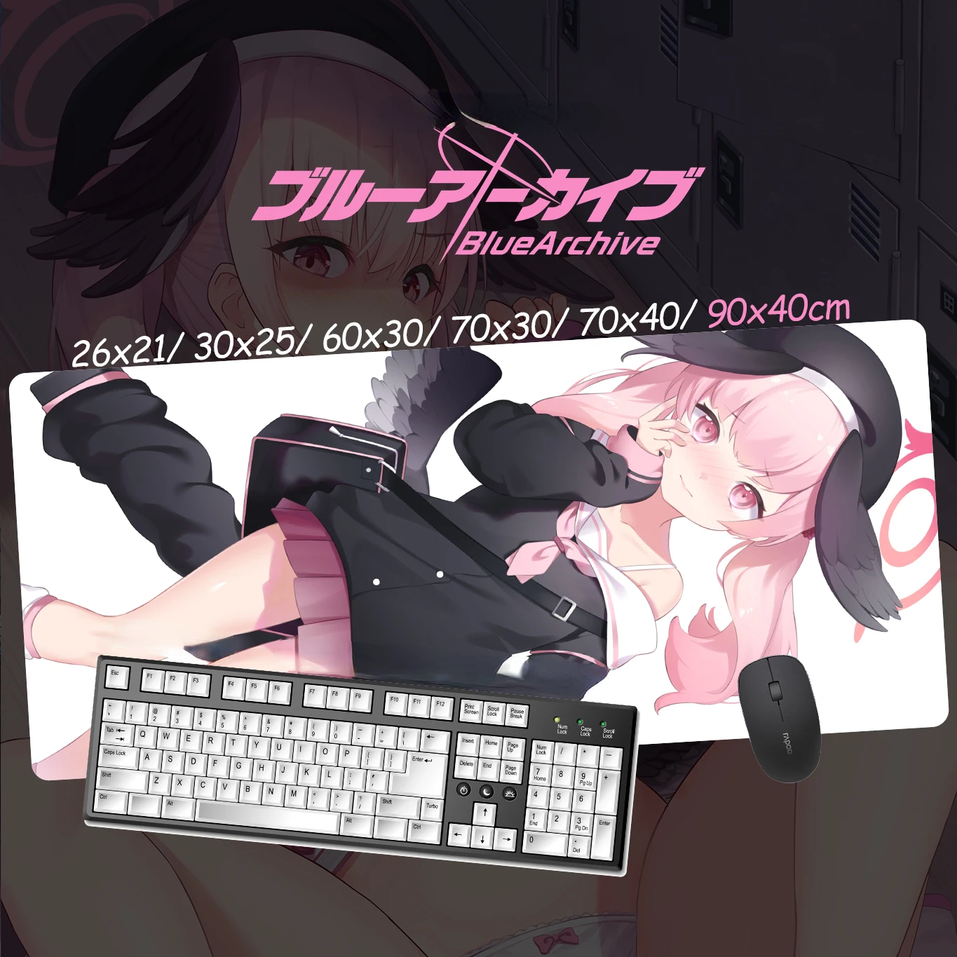 

Anime Custom Design XXL Mouse Pad Shimoe Koharu Aris Blue Archive Game Sexy Girl Large Desk Mat Computer Gaming Accessories DIY