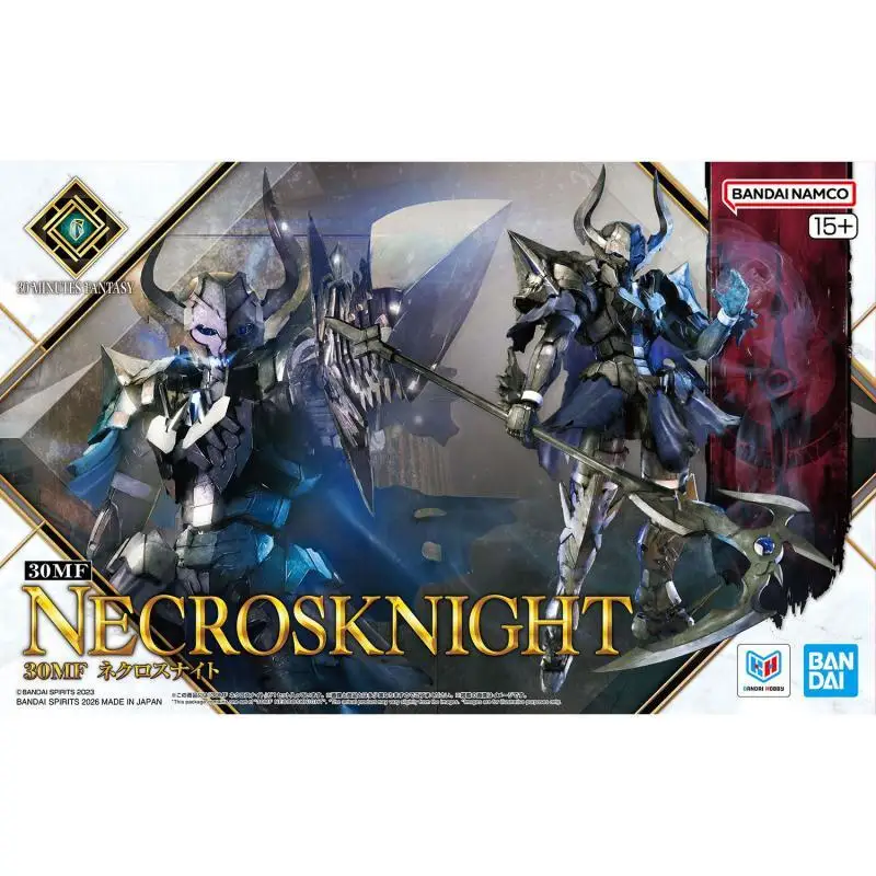 

In Stock Bandai 30 Minutes Fantasy Necrosknight Model Kit Anime Action Fighter Figure Assembly Robot Toy Gift Desktop Ornament