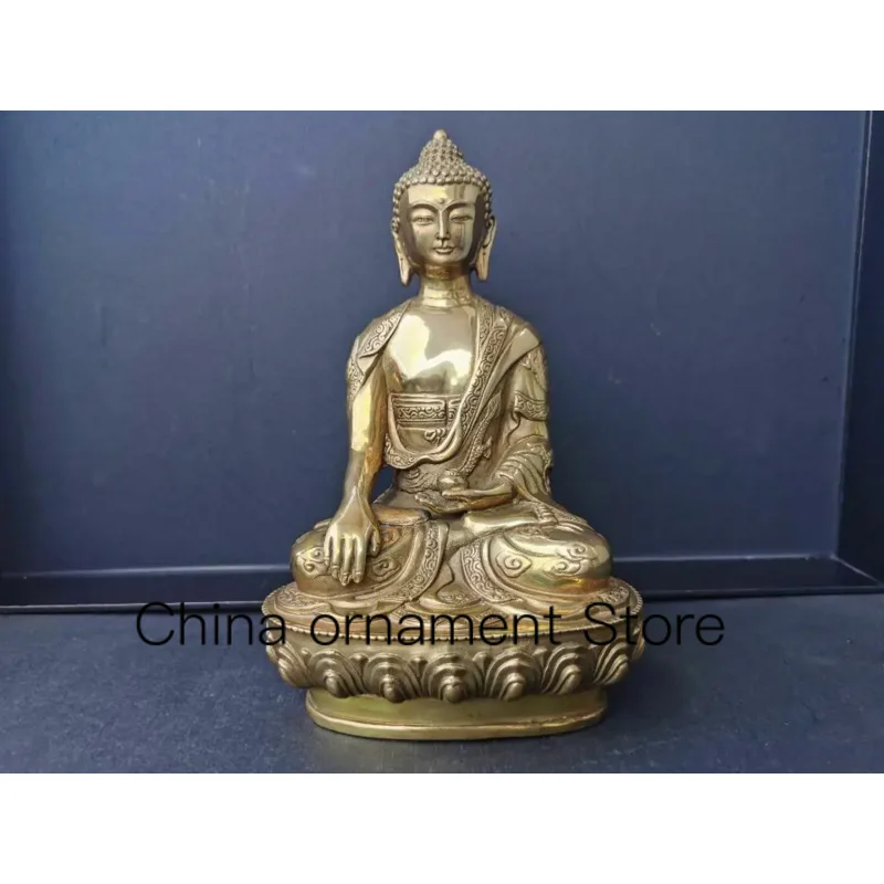 Tibet Tibetan Buddhism Shakyamuni Bronze Buddha Statue