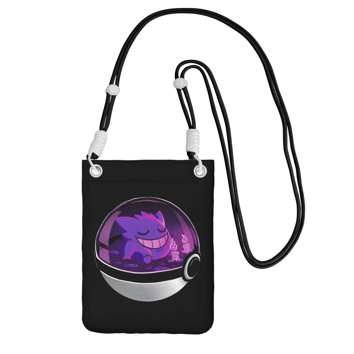 

Custom G-Gengares Smart Phone Wallet With Strap Evil Smile Crossbody Bag Men Women Running Mobile Phone Bag