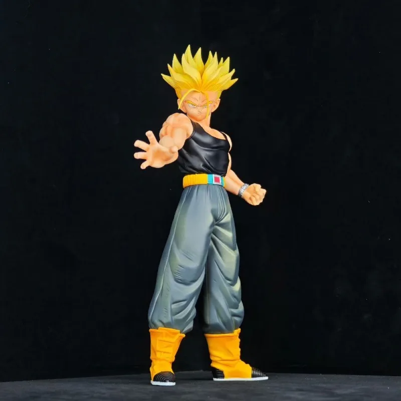 29cm Dragon Ball Z Anime Trunks PVC Figure, Future Trunks Super Saiyan Action Figure, Collectible Desktop Decorative Toy