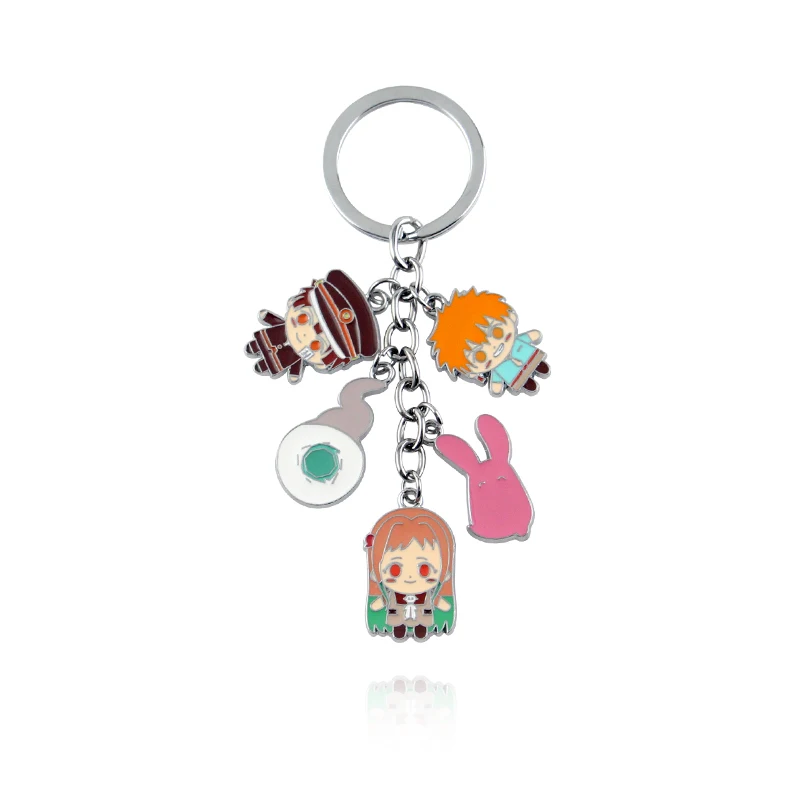 Anime Keychain Toilet-bound Hanako-kun Figure Yugi Amane Yashiro Nene Minamoto Kou Pendant Car Key Ring Bag Accessories Gift