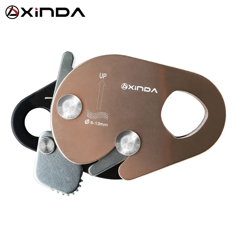 XINDA Camping Rock Climbing Safety Equipment Grasp Rope Devices Automatic Lock Karabiner Anti Fall Protective Gear Survival