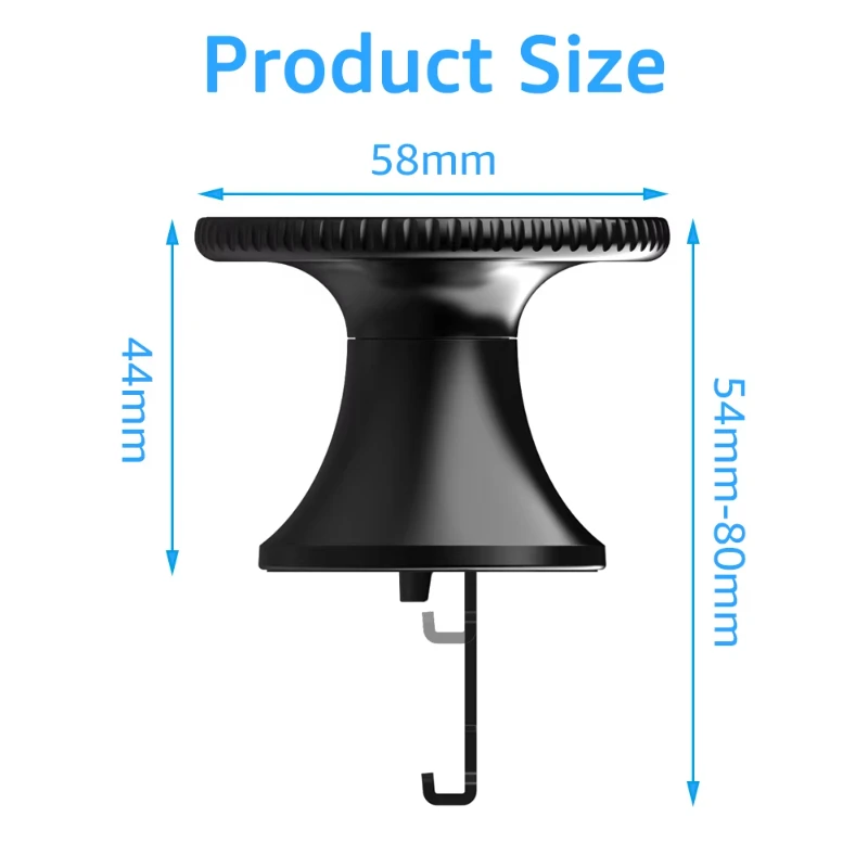 Magnetyczny uchwyt samochodowy na telefon do kratki wentylacyjnej, stojak na telefon Magsafe iPhone 15 14 13 Pro Max Xiaomi Samsung, magnetyczny uchwyt na telefon — zdjęcie produktu 6