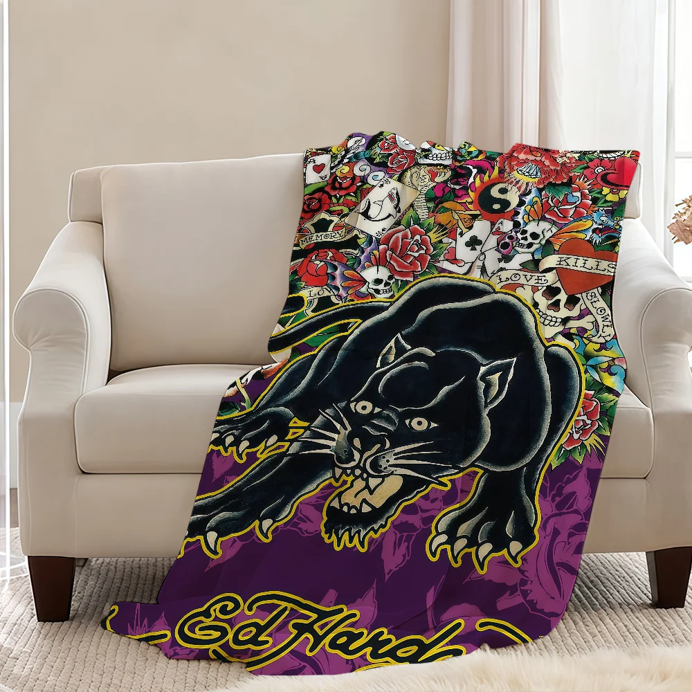 Blanket Throw Super Luxury E-EdS-ES Cosy Plush Living Room Sofa H-HardyS-ES Couch Childish Birthday Gifts