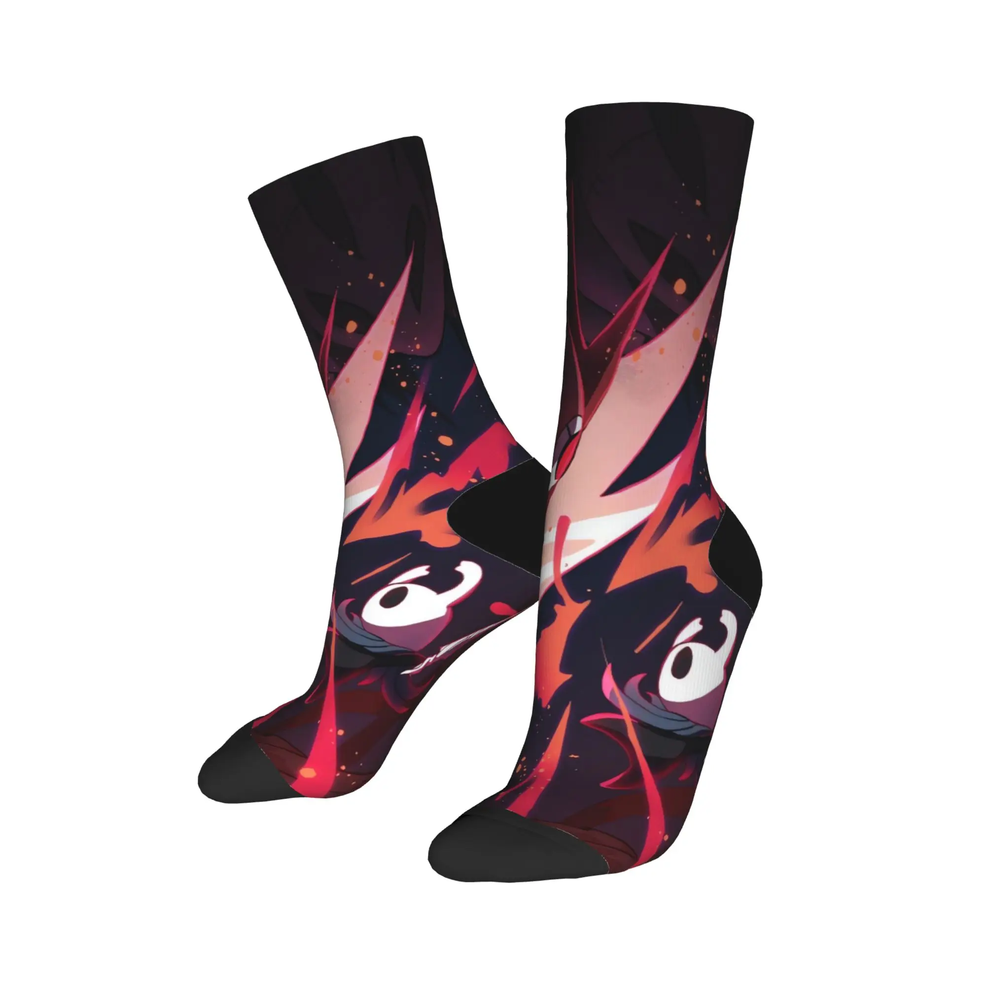 Hollow Knight Video Game Socks  Pattern Stockings Anti Skid Men Socks Soft Spring Korean Outdoor Socks