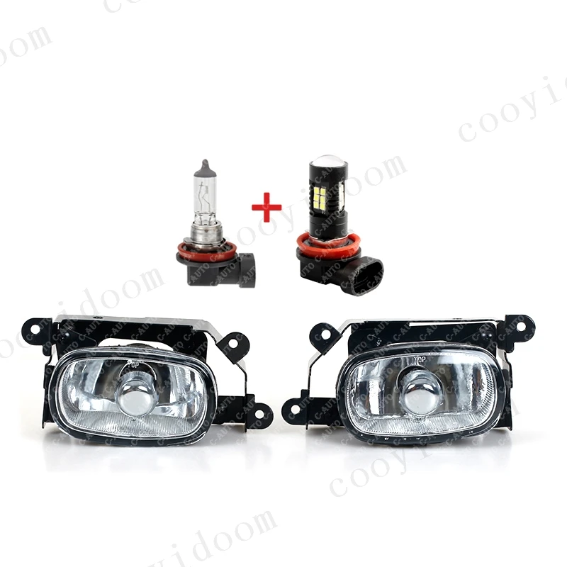 Car Front Bumper Fog Car Lights Car light Fog Lamp For Mitsubishi Outlander 2004 2005 2006 headlight fog lamps With 9006 Bulbs