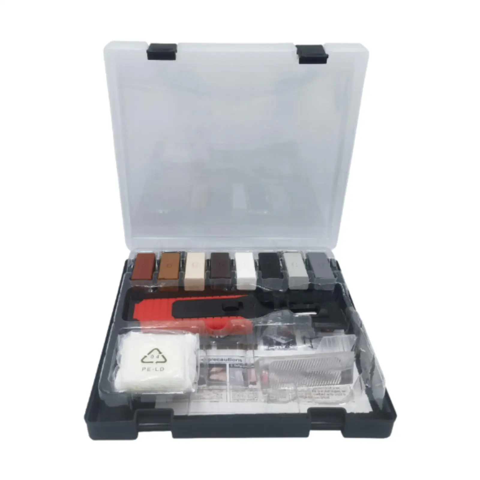 Laminate Repairing Kit, Professional, Repairing Cracks, with Case, 8 Color Wood Floor Repair Kit Chip Scratch Repair Tool