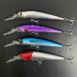 Wobbler Trolling Minnow hundimiento para lubina en mar profundo