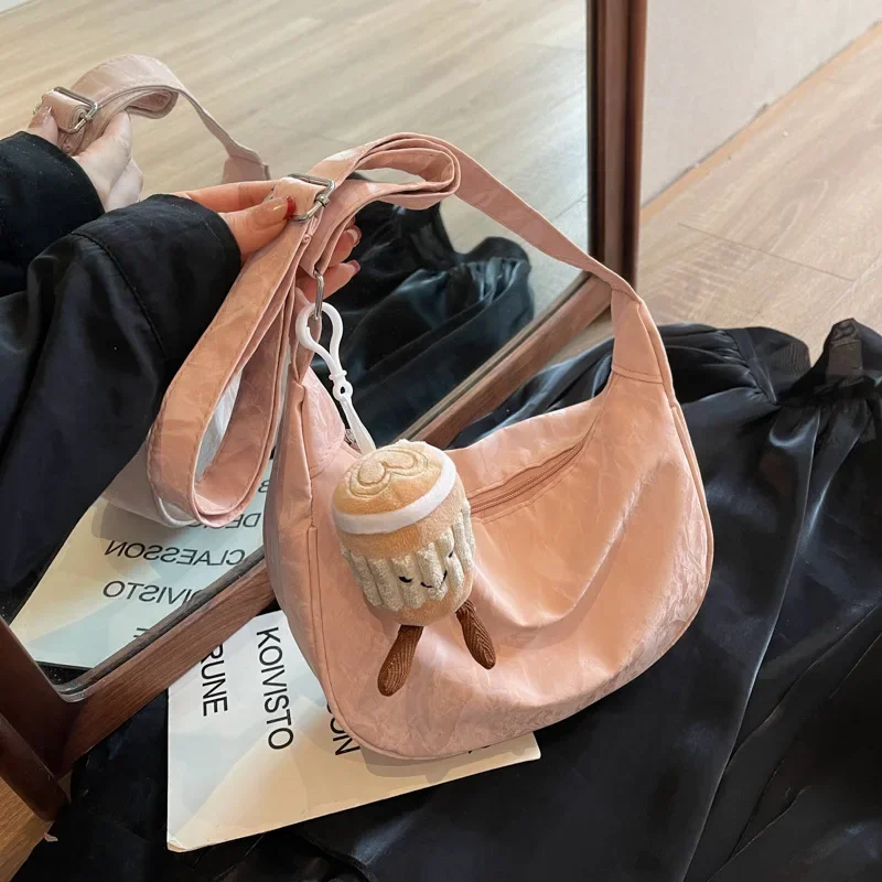 Premium bag women's new summer large-capacity shoulder commuter fashionable work messenger dumpling bag