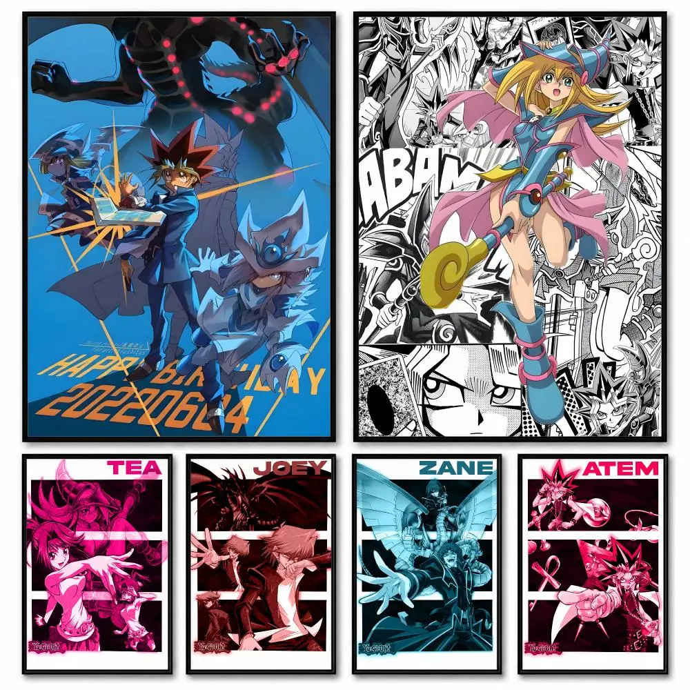 Yu-Gi-Oh Anime Poster Room Decor Home Wall Art Printing Waterproof Garage BedRoom Posters Gift
