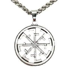 Nostalgia Slavic Kolovrat Pendant Ancient Slavic Amulet Charms Necklaces Pendants Russian Talisman Jewelry Making