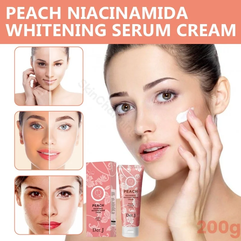 Peach loafer essence cream whitens, tightens, lifts, repairs, and naturally concealer, brightens and rejuvenates skin