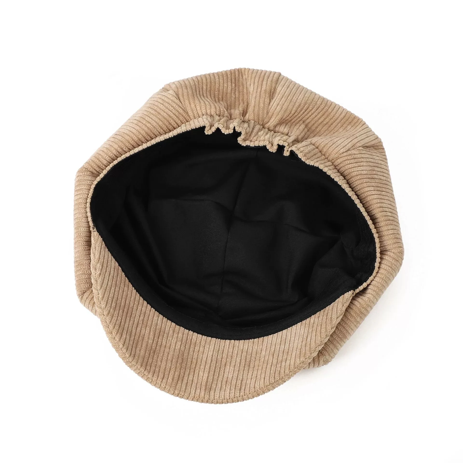 سروال قصير مثمن موزع الصحف قبعة البريطانية قبعات البيريه للنساء خمر بلون قابل للتعديل قبعة مثمنة السيدات