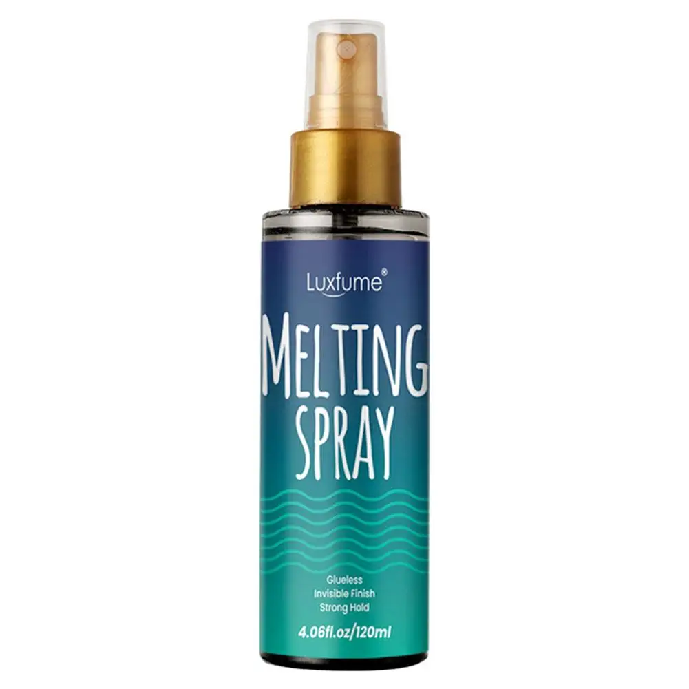 Spray de Fusion pour Perruques en Dentelle, Spray de Teinte, Tenue de Finition en Mousse, 120ml, 3 Pièces