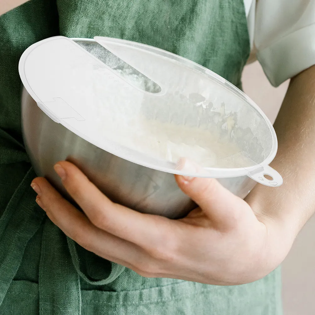 3Pcs Mixer Splatter Guard for Hand Mixer Anti Overflow Mixing Bowl Lid Cover Kitchen Splatter Shield Baking Guard Bowl Lid Cream