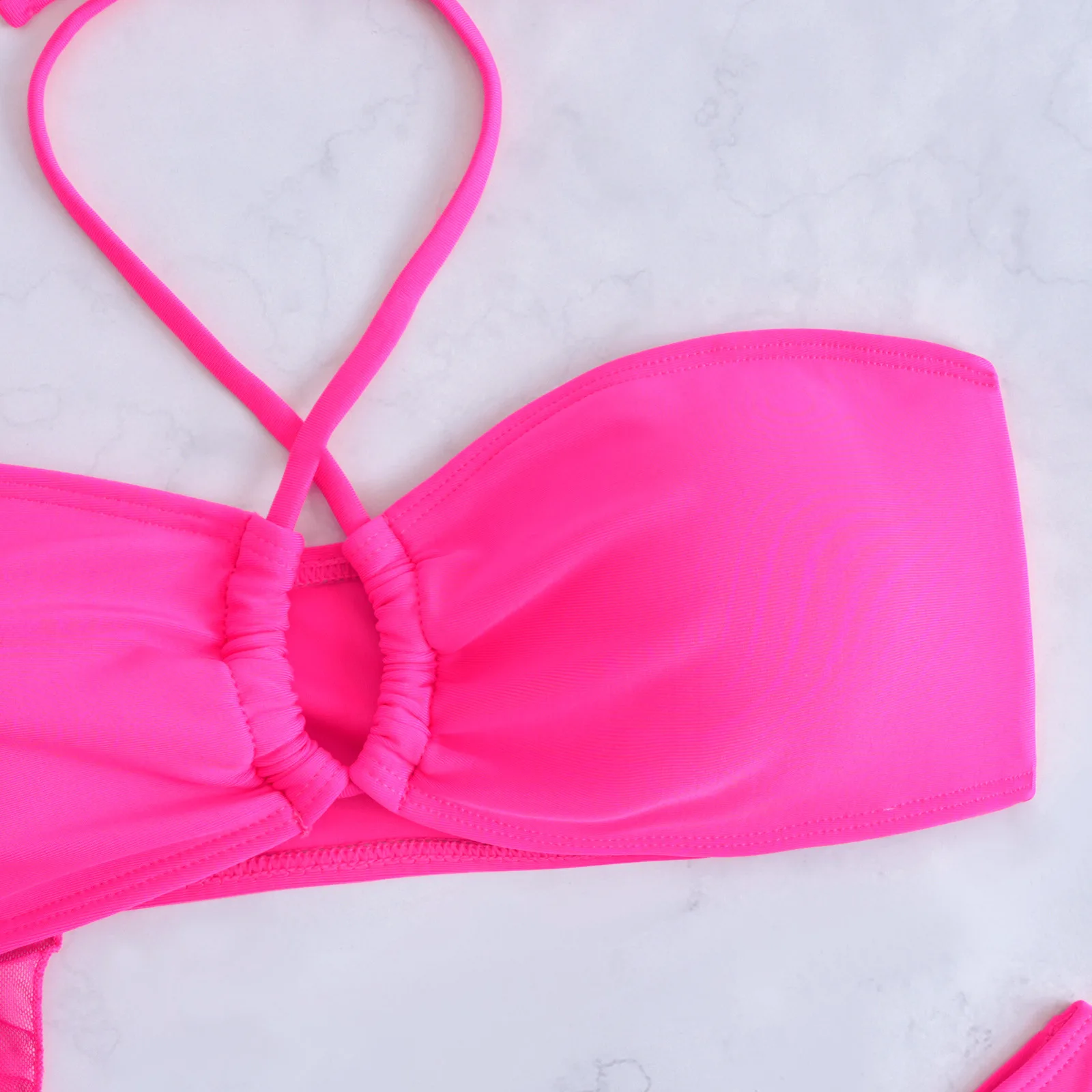 3点セット ホルタービキニ カバーアップ付き オフショルダー水着 レディースファッション 2025 セクシー ビーチウェア 女性用水着