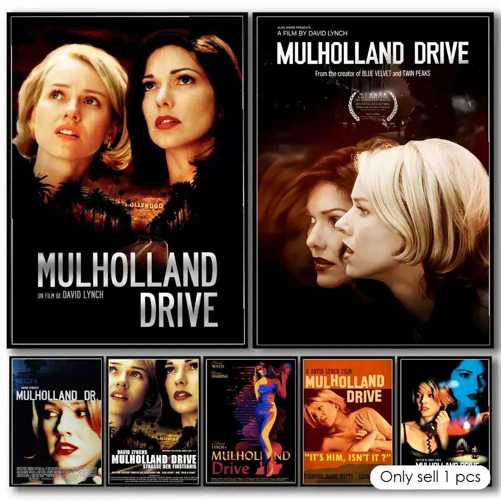 Classic Movies M-Mulholland Drive Poster Decorative Wall Art