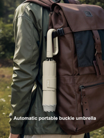 Zuodu Ring Buckle Design  Fully Automatic Umbrella for Men Folding Extra Large Strong Strong WOMEN'S Sunshade Double Umbrella