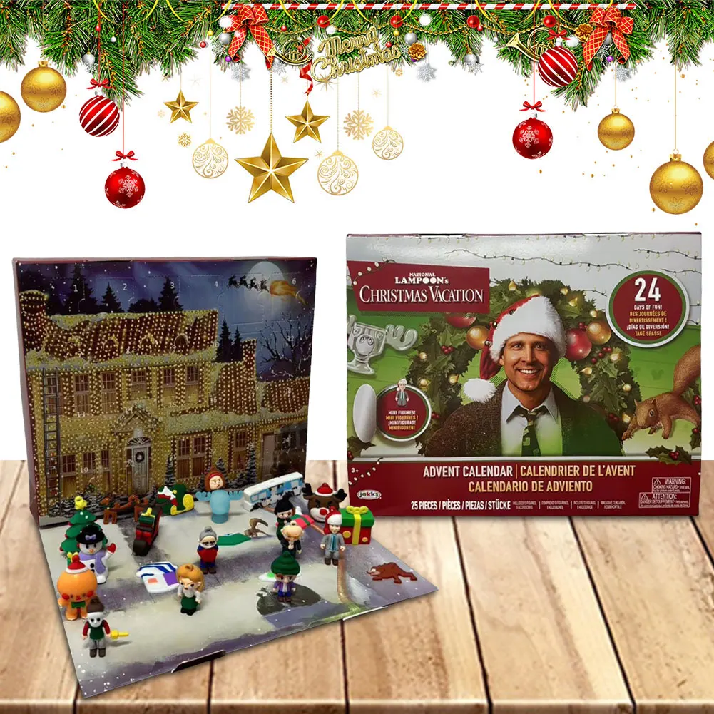 

Advent Calendar 2024 24 Day Christmas Advent Calendar 24 Days of Fun Collectible Surprise Figures for Kids Adults & Fans