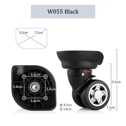 W055 Universal Wheel Silent And Wear-Resistant Special Reinforced High Quality Luggage Password Box Accessories Wheels Parts