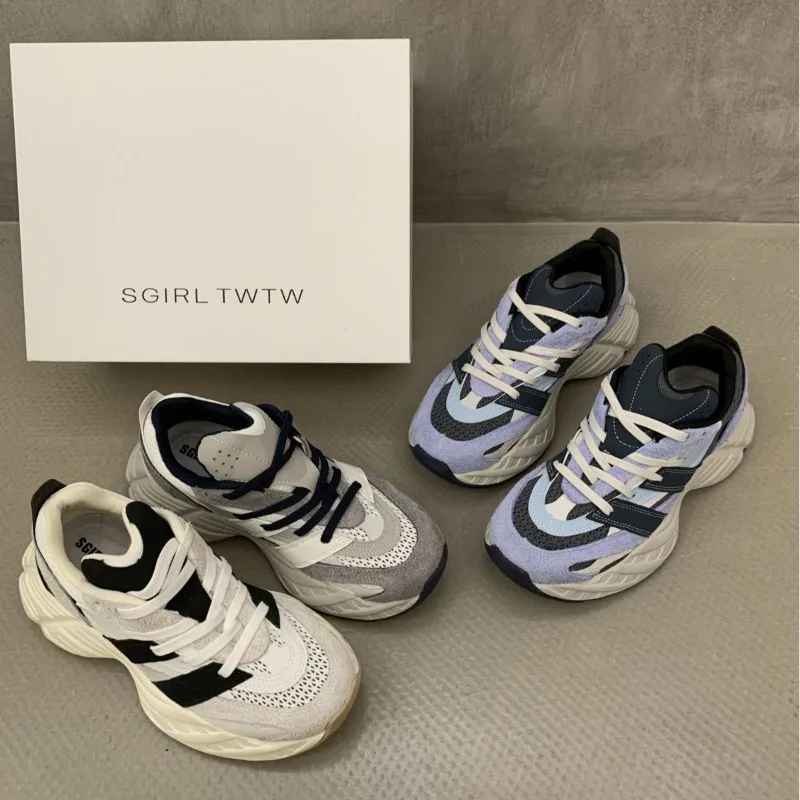 

Женские туфли Little Dad на толстой подошве, весна 202, легкие, на мягкой подошве, ультралегкие, повседневные, в спортивном стиле для бега