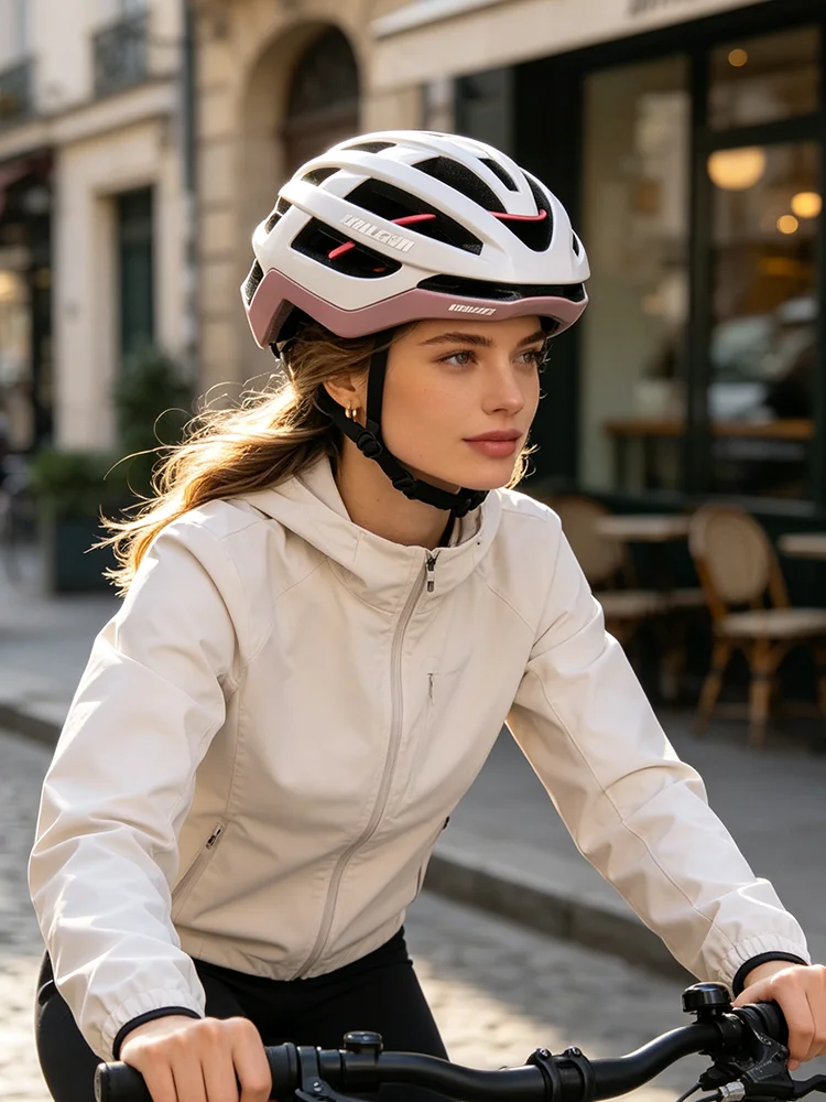 Rennradhelm Atmungsaktiv 24-Loch Herren Damen Fahrradhelm Leicht Verstellbar MTB Rennrad EPS-Polsterschicht-System Helm – Detail 5