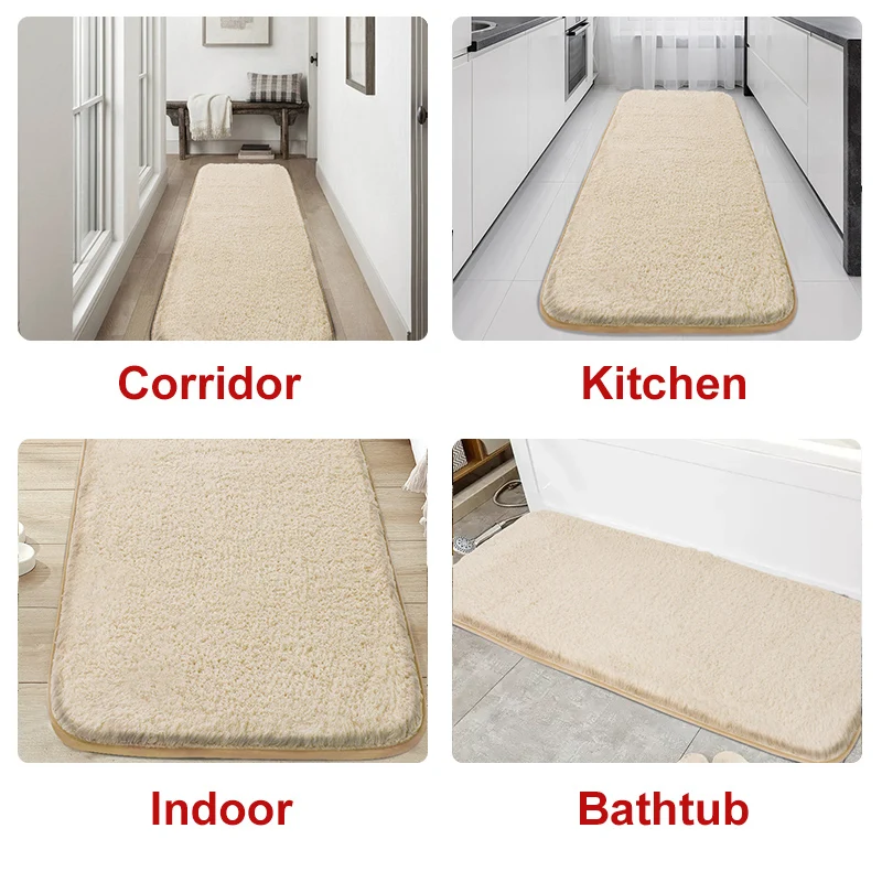 Bathroom  Mat Anti-slip Bath Carpets Doormat For Toilet Absorbent Floor Rug Beside Bathtub Wash Basin Washable bath mat