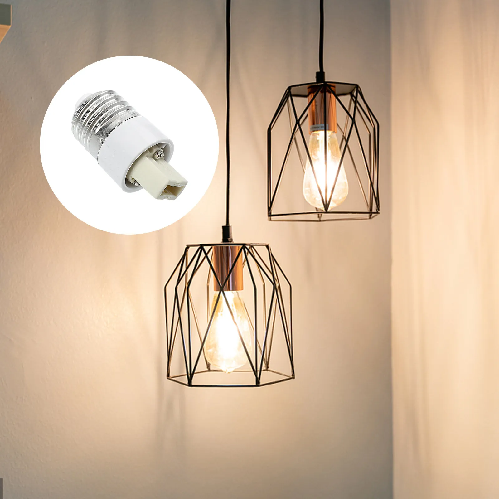 4Pcs Light Bulb Base Adapter E27 to G9 Socket Converter Lamp Holder Adaptor for Secure Connection Fast Installation Stable