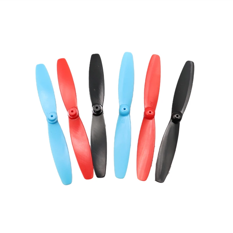 2pcs Red / Black / Blue CW+CCW Drone UAV propeller Blades Fit 1.2mm Aperture Shaft For 8520 1020 High Speed Coreless DC motor