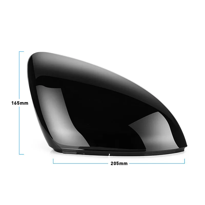 1 Pair Car Side Mirror Cover For VW Golf 7 MK7 MK7.5 Touran L Rear View Mirror Housing Caps Automobiles Parts Accessories Trim