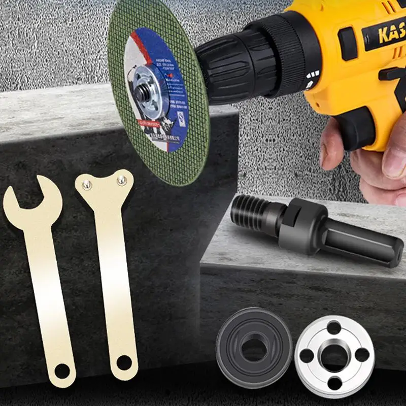 

5PCS Electric Drill Conversion Angle Grinder Connecting Rod For Cutting Disc Polishing Wheel Metals Handle Holder Adapter