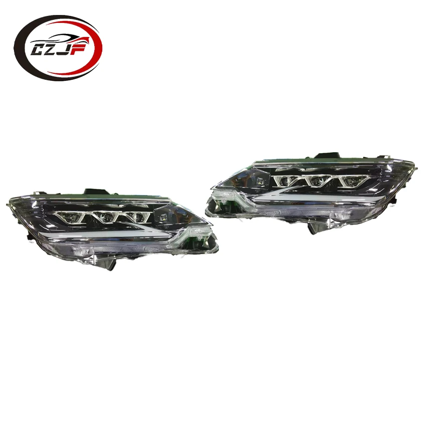 CZJF High Quality Black LED Head Lamp Modified Headlights for Toyota Camry 2015 2016 2017 2018  White Light ABS Material New