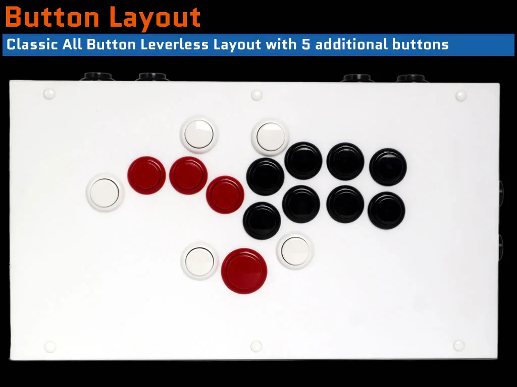 FightBox F-PRO GP2040-CE Fortgeschrittenes Breakout-Board im Hitbox-Stil Arcade-Spielcontroller Sanwa-Tasten OBSF für PC PS4 – Detail 3