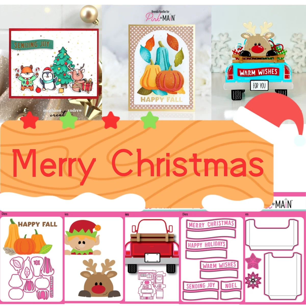 

Christmas 2025 Pop Up Truck Pumpkin Deer Elf Metal Cutting Dies for DIY Decorating Scrapbook Paper Card Album Embossing Craft