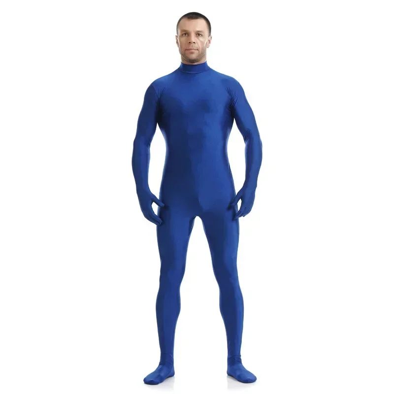 Homens elastano zentai segunda pele bodysuit feminino zentai terno personalizado plus size macacão apertado terno de corpo inteiro traje cosplay