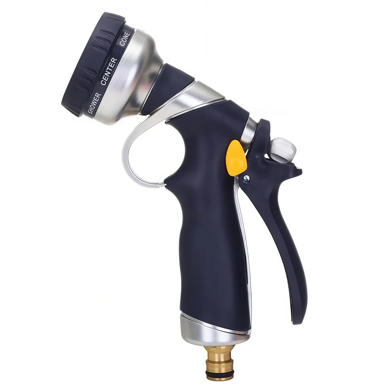 Zinc Alloy 8 Function Garden Water Sprayers For Watering Lawn Spray Water Nozzle Car Washing Cleaning Sprinkle Tools Water Gun