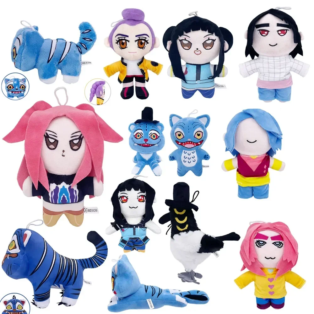 

TreasuringU новые плюшевые игрушки Kpop Demon Game Hunters Tiger, мягкая игрушка, кукла, синий тигр, животные, плюшевые подарки на день рождения