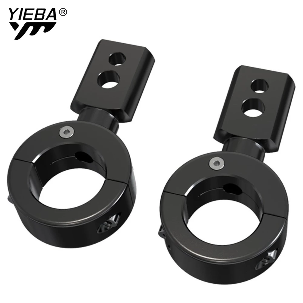 

22 мм 25 мм 32 мм прожектор для мотоцикла, противотуманный фонарь, монтажный кронштейн, регулируемый держатель лампы, аксессуары для фар, пригодные для универсальных